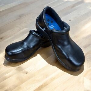 Timberland PRO Women’s Sz 6.5 Newbury Alloy Toe Work Shoes Black Leather ESD